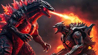 Godzilla and Kong vs mecha beast fypシ゚viral kong foryou godzilla monsterfilm fight [upl. by Aiselad]