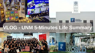 Vlog  University of Nottingham Malaysia UNM Life Summary in 5 minutes [upl. by Chip]