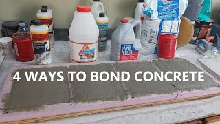 4 Ways To Bond New Concrete To Old Concrete [upl. by Lemaj836]