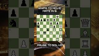 3 moves 3 pieces Can you find Mate [upl. by Etka]