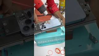 Iphone 13 Pro Back Glass crack mobilerepairing mobilephone phonerepairguru smartphone iphone [upl. by Tjon]