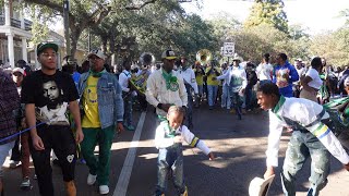 New Orleans Second Line  Young Rollers  2024 [upl. by Naihtsirc247]