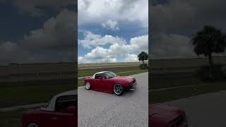 Turbo Miata Terrorize neighborhood drifting 😭drifting turbomiata slammed automobile static [upl. by Adnylem333]