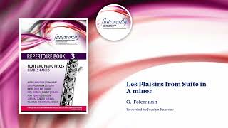 Les Plaisirs from Suite in A minor Piano Accompaniment [upl. by Firmin]