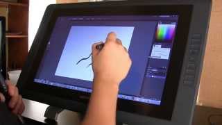 Impressions Of My New Wacom Cintiq 22HD [upl. by Philippa]