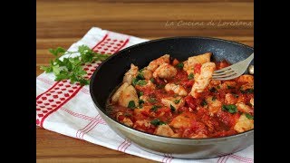 Bocconcini di pollo allarrabbiata [upl. by Kerwon]