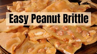 How To Make No Fail Easy Peanut Brittle In The Microwave [upl. by Leemaj972]