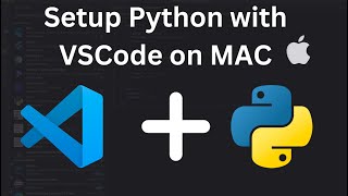 How to setup Python for VSCode in 2023 in 3mins  Install Python and Setup VSCode for MAC 10 [upl. by Ula]