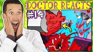 ER Doctor REACTS to Happy Tree Friends Injuries 14 [upl. by Llennaj]