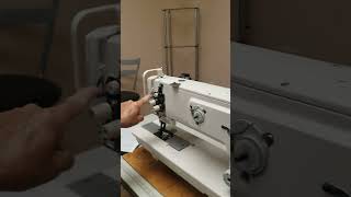 Consew P1500 series How to set the home position [upl. by Yelyak507]