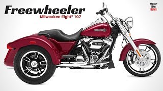 NEW 2018 hd 107 engine on Freewheeler  MotorbikeNews [upl. by Sheffy]