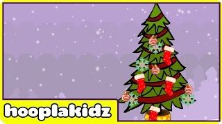 Decorate The Christmas Tree  Christmas Song  HooplaKidz [upl. by Enilec33]