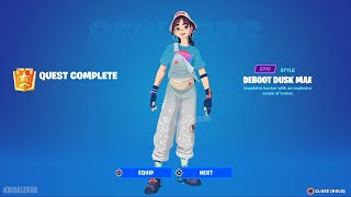 How To Get Deboot Dusk Mae Style amp Black Hat Mae Style NOW FREE In Fortnite [upl. by Haidabez]