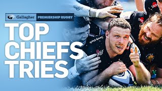 Exeter Chiefs Best Tries This Season  Playoff Semi Finals  Gallagher Premiership 202021 [upl. by Ahsuat726]