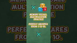 Multiplication Memory Test Retention Perfect Square Must Watch Shorts DavaoBlog [upl. by Stanislas]