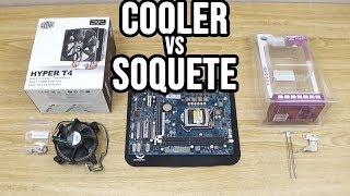 Cooler vs Soquete  Qual cooler comprar para placamãe Intel e AMD [upl. by Fifine]