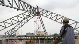 Progres Update Pembangunan Gereja Kalvari  19 Mei 2024 [upl. by Sumer]