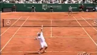 Andy Roddick vs Pete Sampras 2002 Houston Highlights [upl. by Aloeda35]