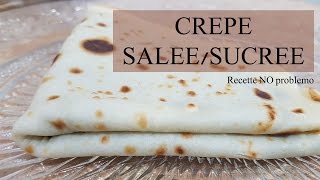 CREPES  Recette NO problemo [upl. by Tiff]