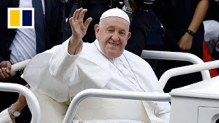 WATCH LIVE Pope Francis visits Singapore [upl. by Sivrat]