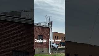 Steel Highway Railcam in Sedalia MO [upl. by Eydie]