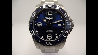 Longines Hydroconquest 41MM 4K Watch Review [upl. by Suoivatram]