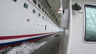 Pilot disembarking Carnival Breeze Sept 9 2024 [upl. by Meerak]