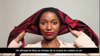 TUTO TURBAN  Comment attacher un foulard en moins dune minute [upl. by Tarabar]