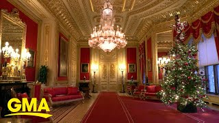 A look at a royal Christmas celebration at Windsor Castle [upl. by Ainaj]