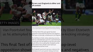 🔥 Springboks Destroy England Kolbe’s Masterclass amp Twickenham Shock in Rugby Showdown 🇿🇦🏉💥 [upl. by Ronnoc51]