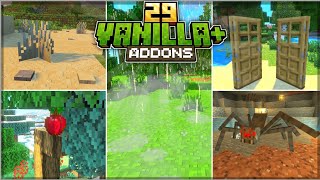 TOP 29 VANILLA ADDON MCPE ModAddon REALISTIC Di MCPEMCBE Terbaru 119  120 [upl. by Warden83]