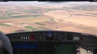 Precision Approach Radar PAR Runway 3L Yuma KNYL DA42 [upl. by Naujal]