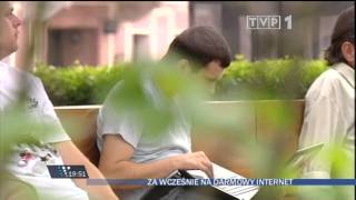 TVP1 Wiadomosci  darmowy Internet [upl. by Alleroif60]