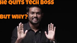 Why did sudharsan quits techboss whats the reason TechSuperStarOfficial [upl. by Hsotnas]