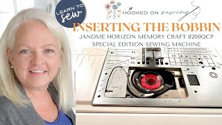 Insert the Bobbin in Janome Horizon Memory Craft 8200 QCP Sewing Machine [upl. by Muriel]