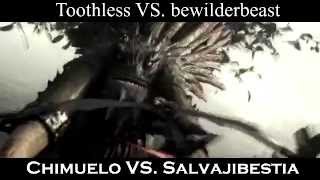 Chimuelo vs salvajibestia toothless vs bewilderbeast [upl. by Janel]