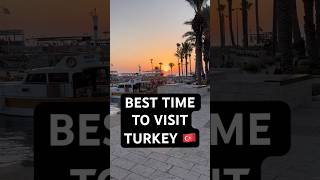 Best time for holiday in Turkey 🇹🇷 holiday turkey turkeyholiday holidayseason traveltips [upl. by Rebmac651]