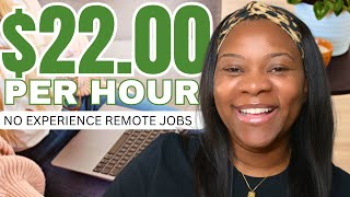 NOW HIRING Make 22HR NO EXPERIENCE  Work From Home Jobs 2024  Remote Jobs No Experience 2024 [upl. by Bigelow316]