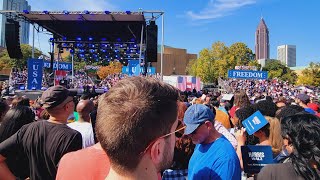 Kamala Harris Rally in Atlanta Georgia [upl. by Otrevire]