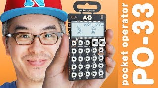 【最強のビートメイキングおもちゃを紹介しよう！2】teenage engineering ポケットオペレーター PO33 KO [upl. by Irmine]