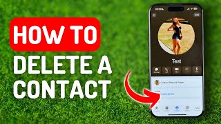 How to Delete a Contact on iPhone [upl. by Wincer]