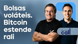 🔴 221124 Bolsas voláteis  Bitcoin estende rali  Morning Call [upl. by Adnarram905]