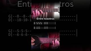 Entre nosotros requinto Junior H Guitar tabs requinto corridostumbados [upl. by Fanchette]