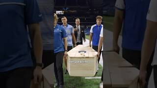 Pat McAfee teaches Peyton Manning about the coffin corner in punting the football Pt1  shorts [upl. by Erdne]