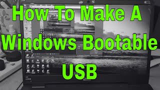 How To Make A Windows Bootable USB For FREE [upl. by Aisanat]