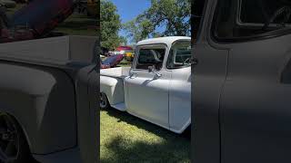 57 Chevy Step Side chevrolet chevytrucks stepside carshow shorts [upl. by Nonnarb]