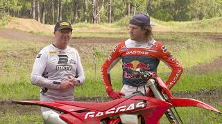 Daniel Sanders tests the GasGas EX350F with MXTV [upl. by Kenay]