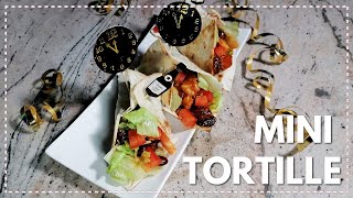 Party mini tortillas with chicken and beans  pizzaandbaklava [upl. by Zobkiw]