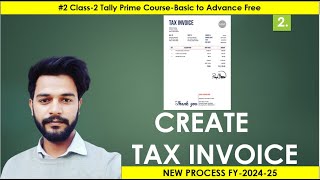 Tax Invoice  How to Make Invoice in Tally Prime  Tally Prime GST Bill Create invoices tallyprime [upl. by Yelloh]