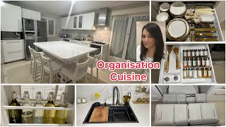 Organisation tiroirs et cuisine  Je vous montre ma cuisine 😍 cuisine ikea organisation action [upl. by Taggart125]